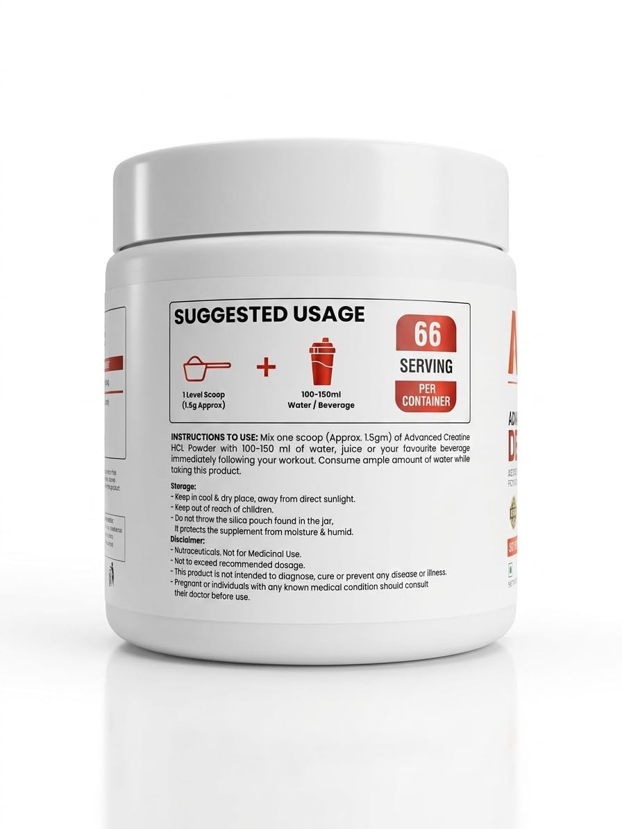 MYO Nutrition Advance Creatine HCL Powder