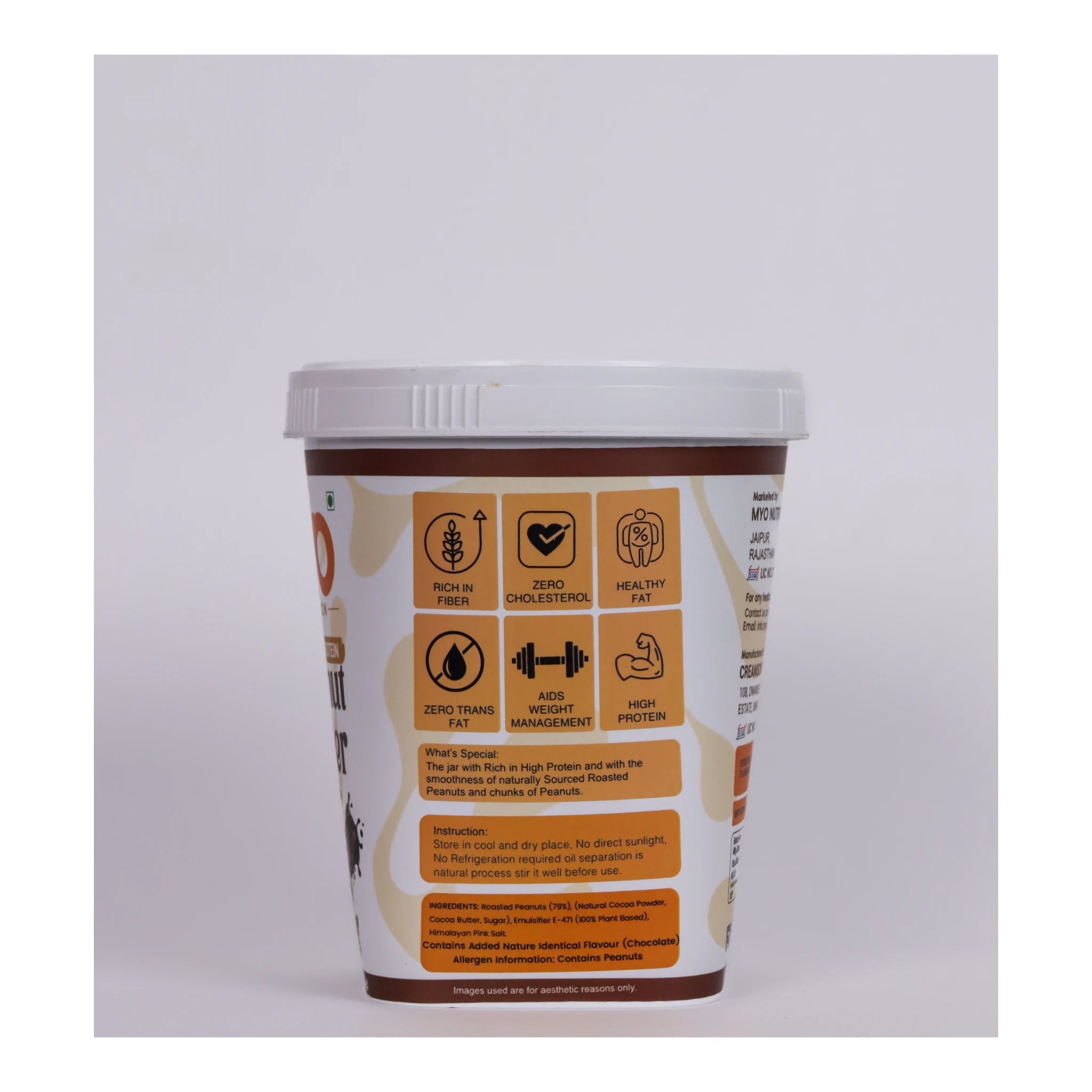 MYO High Protein  Dark Chocolate Peanut Butter | Crunchy 1 Kg