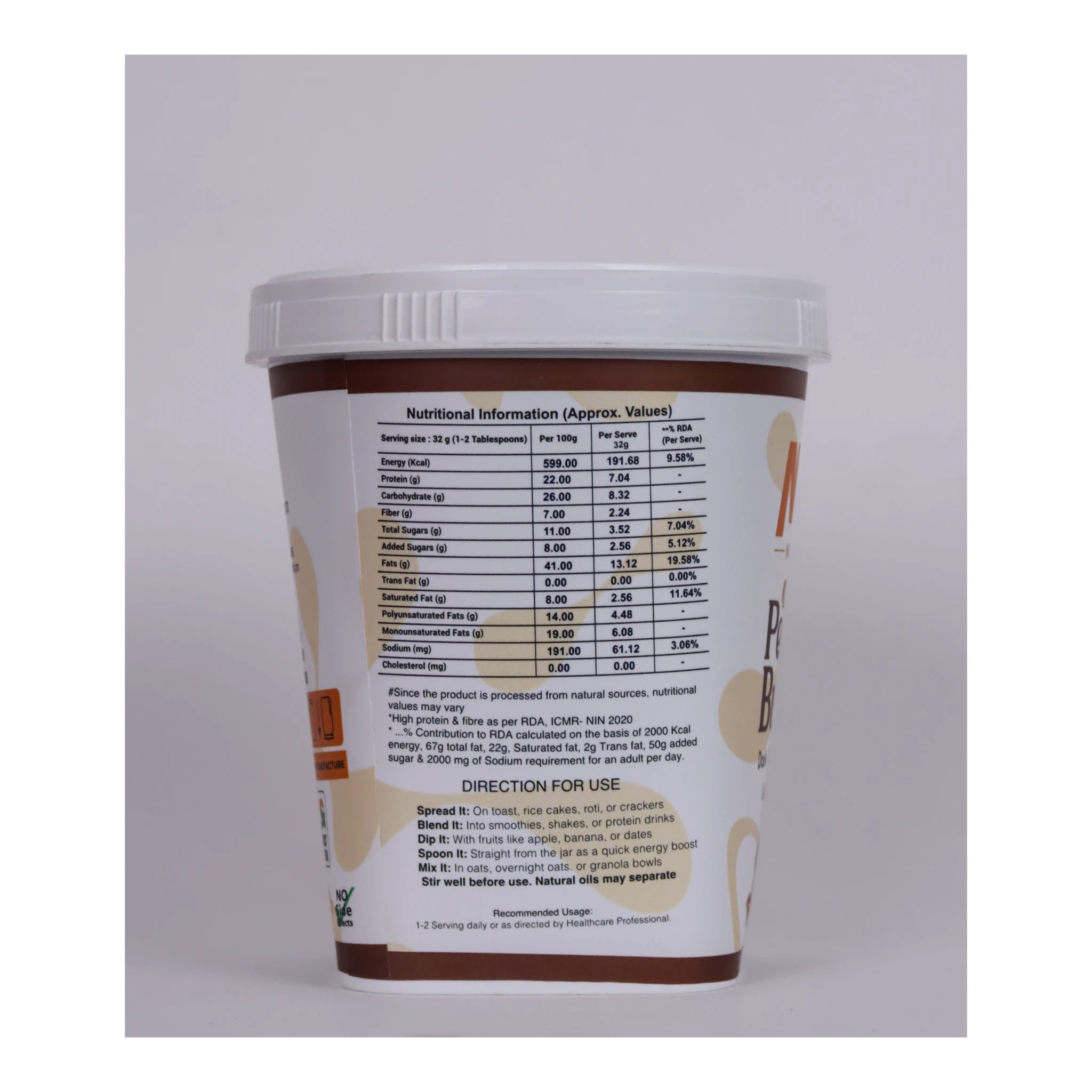 MYO High Protein  Dark Chocolate Peanut Butter | Crunchy 1 Kg