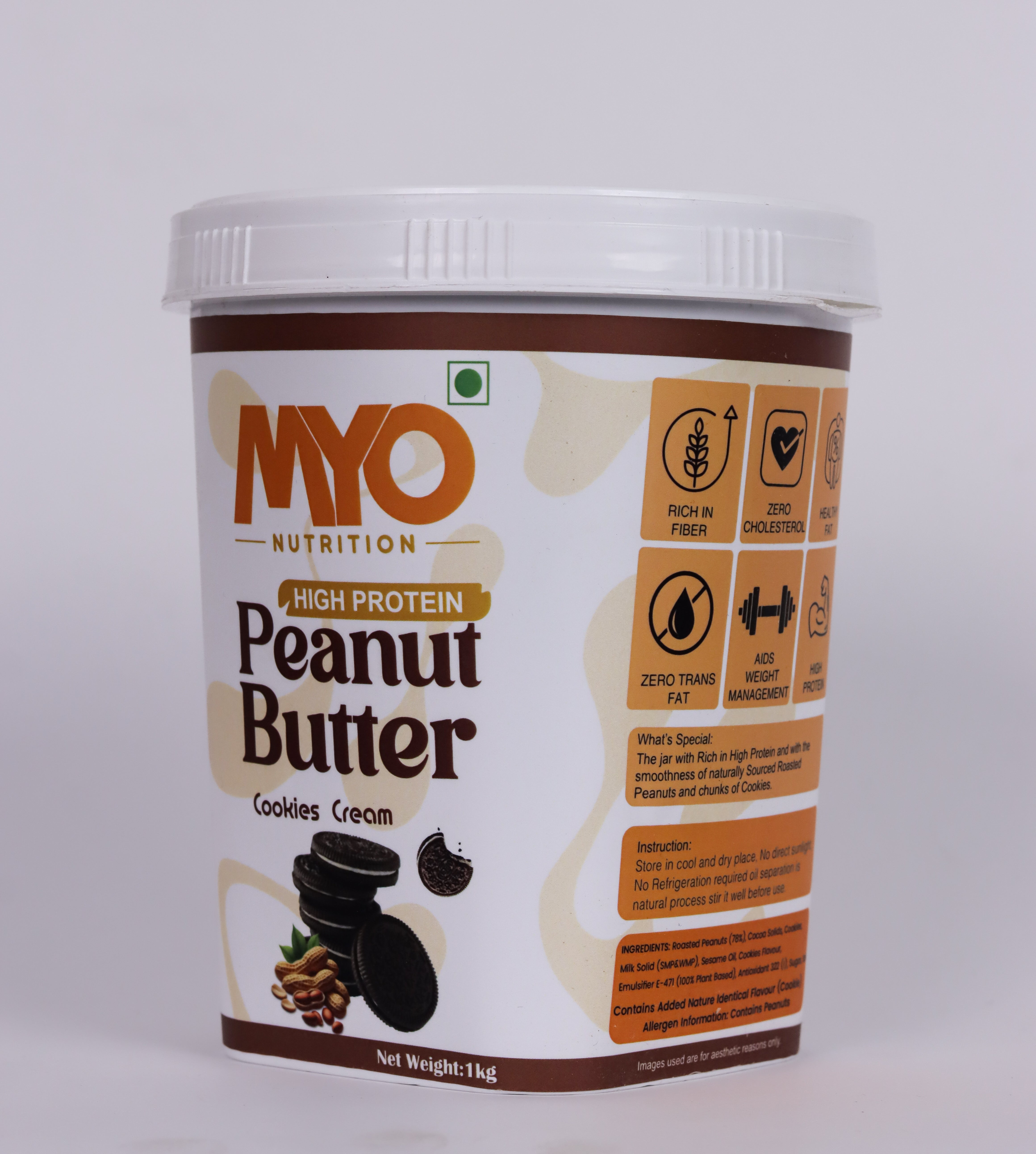 Myo Nutrition Cookies and Cream 1 Kg