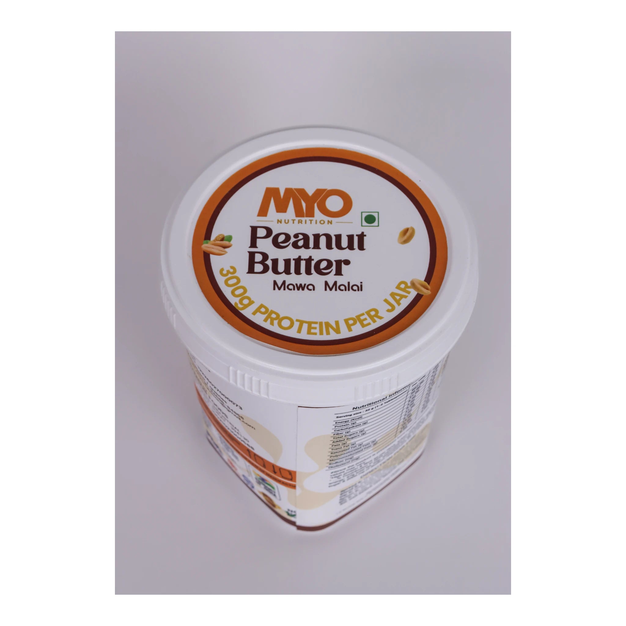 MYO Nutrition Mawa Malai Creamy Peanut Butter 1 Kg
