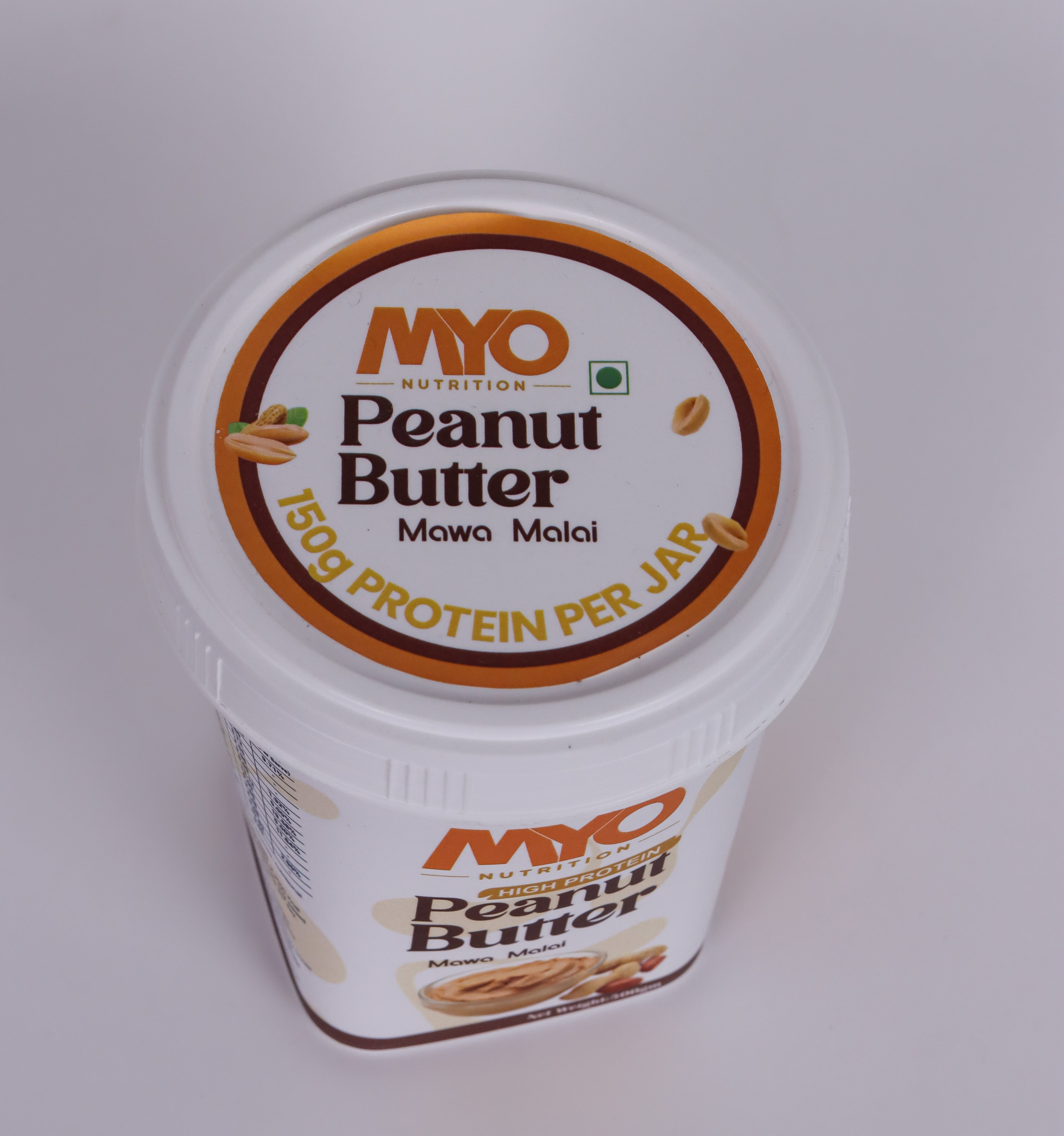 MYO Nutrition Mawa Malai Creamy Peanut Butter 500 g