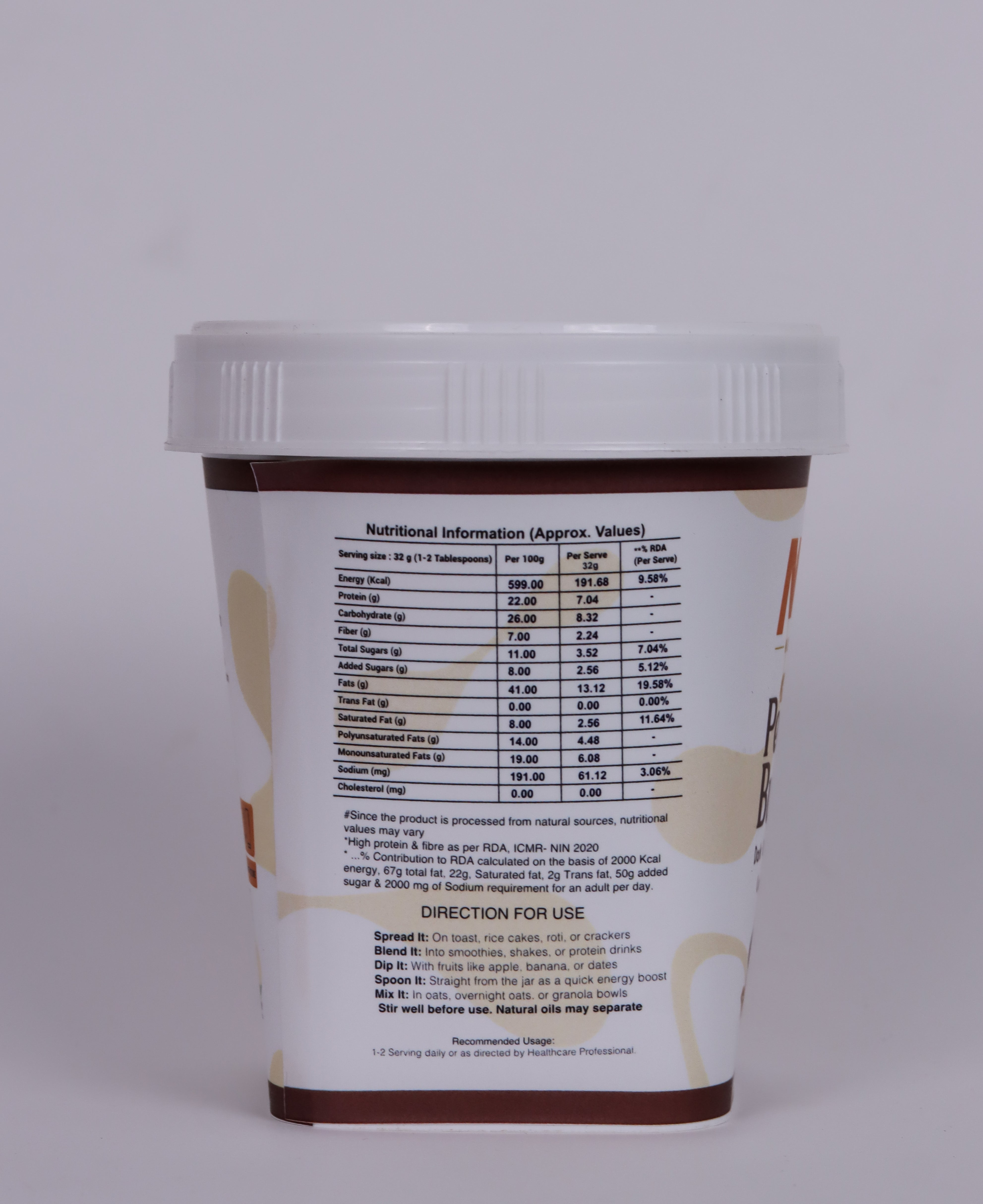 MYO High Protein  Dark Chocolate Peanut Butter | Crunchy 500 g